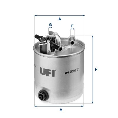 UFI Kraftstofffilter (24.026.01)