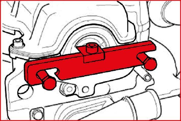 KS TOOLS Einstelllineal, Nockenwelle (400.9044)