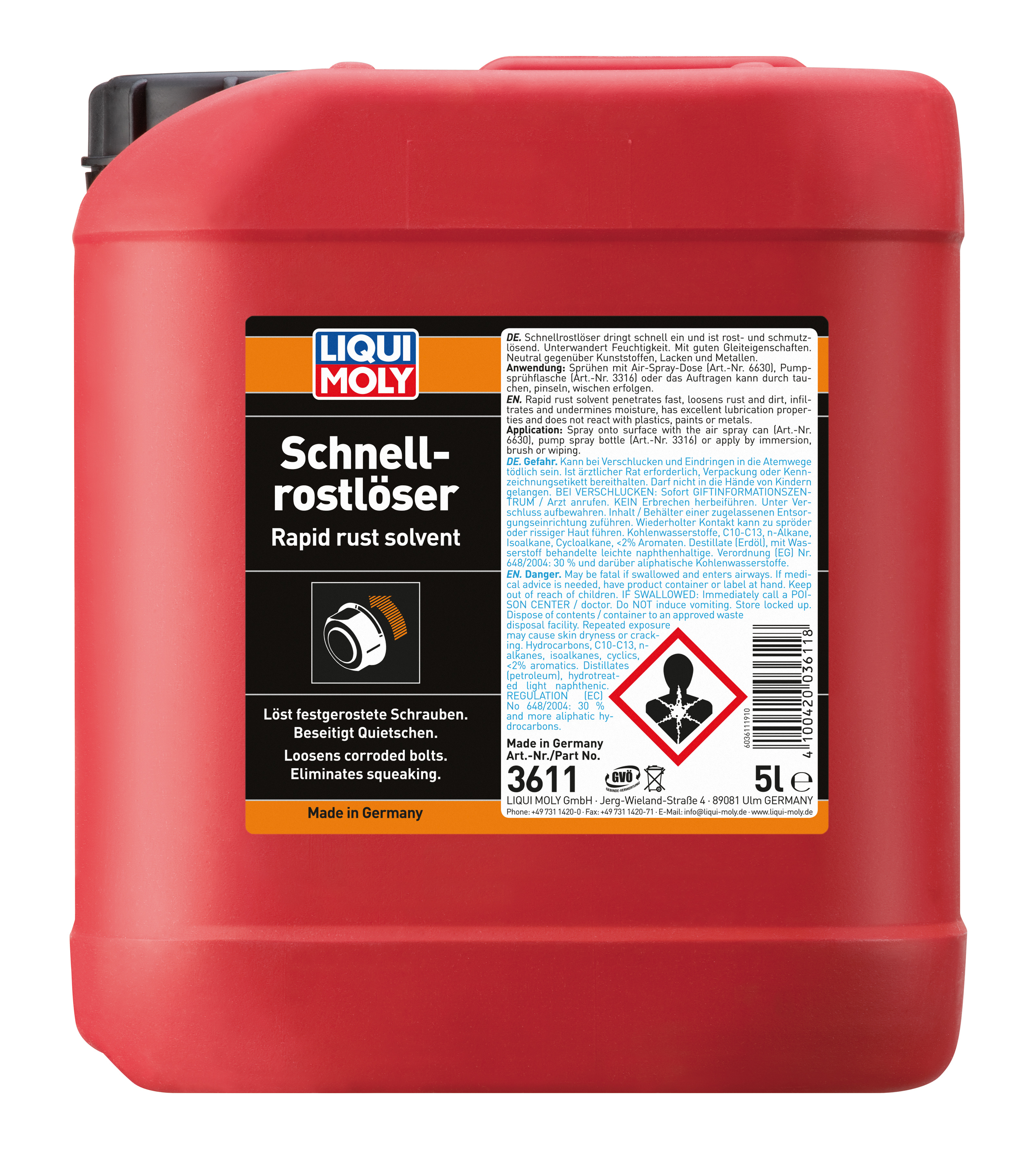LIQUI MOLY Schnellrostlöser, 5 l (3611)