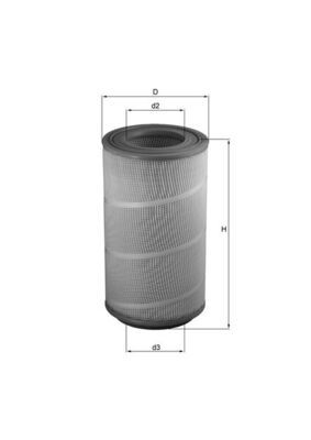 KNECHT Luftfilter (LX 1025)