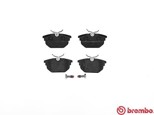 BREMBO Bremsbelagsatz, Scheibenbremse (P 23 026)