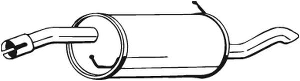 BOSAL Endschalldämpfer (154-429) Thumbnail