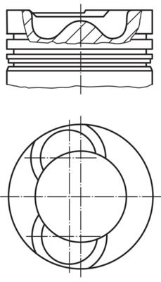 MAHLE Kolben (028 19 00)