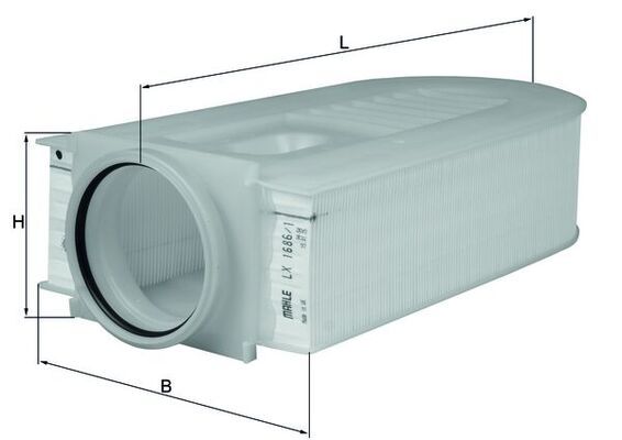 KNECHT Luftfilter (LX 1686/1)