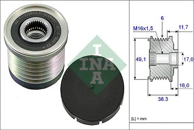 INA Generatorfreilauf (535 0030 10) INA Generatorfreilauf (535 0030 10)