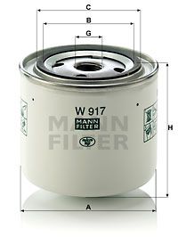 MANN-FILTER Ölfilter (W 917)