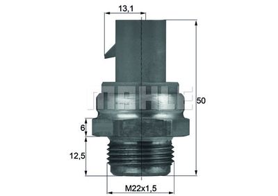 MAHLE Temperaturschalter, Kühlerlüfter (TSW 14D)