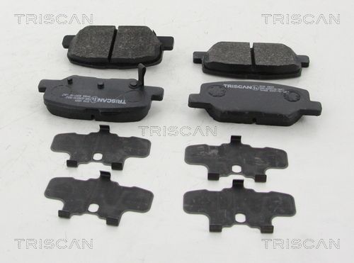 TRISCAN Bremsbelagsatz, Scheibenbremse (8110 10601)