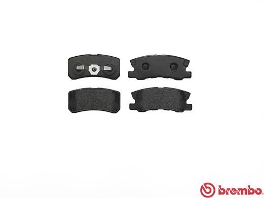 BREMBO Bremsbelagsatz, Scheibenbremse (P 54 031)
