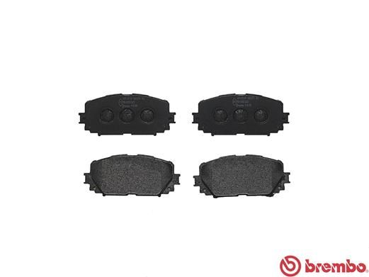 BREMBO Bremsbelagsatz, Scheibenbremse (P 83 101)
