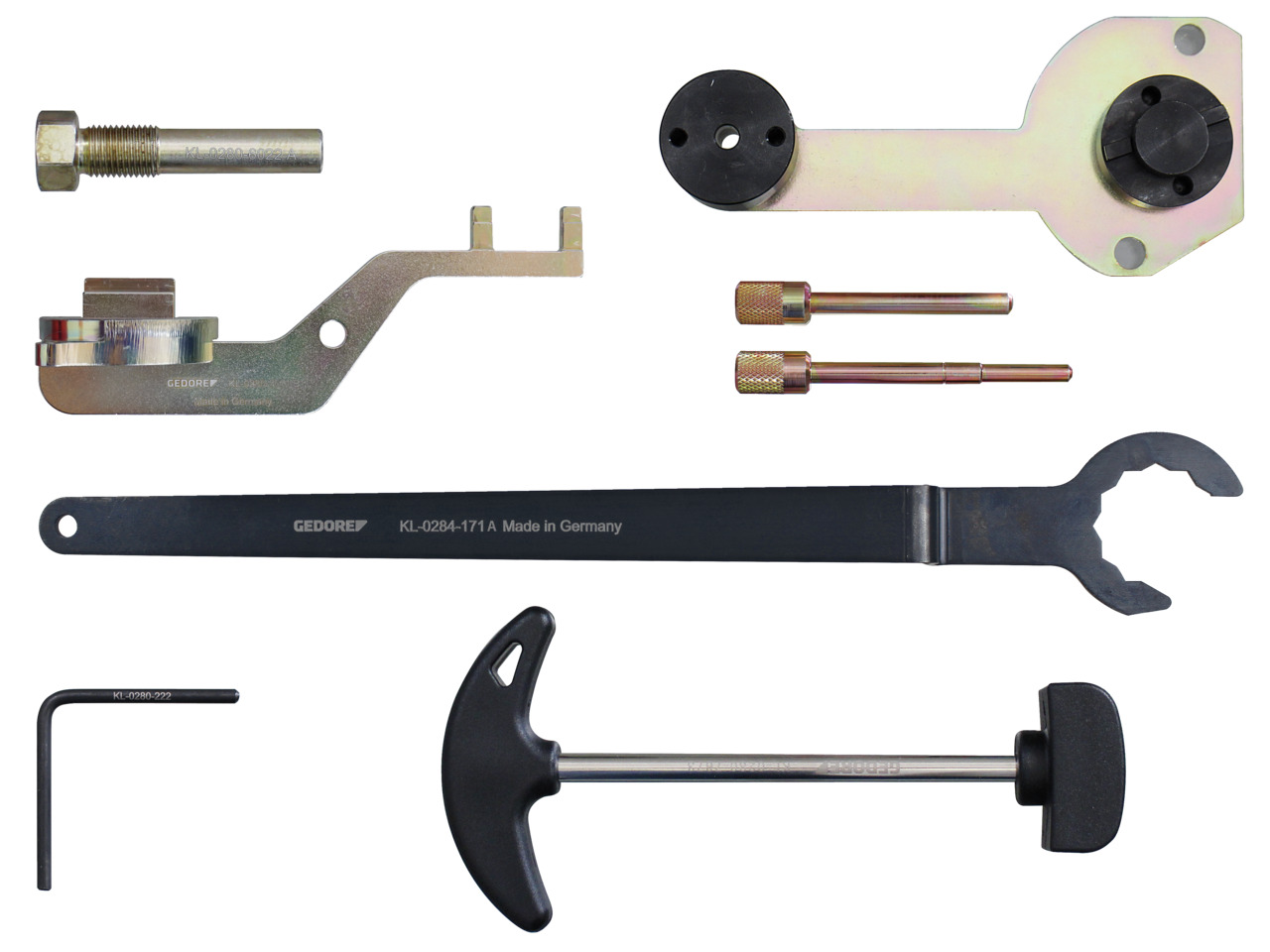 Arretierwerkzeug-Satz, VW-Audi (1.2, 1.4 TSI / FSI) (KL-0280-767 KB)