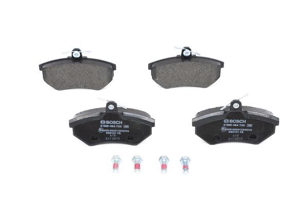 BOSCH Bremsbelagsatz, Scheibenbremse (0 986 494 726)