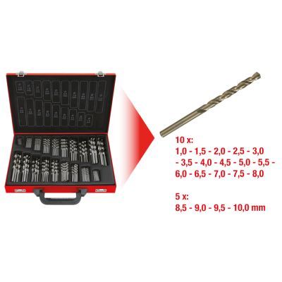 KS TOOLS Metallspiralbohrer-Satz (330.3640)