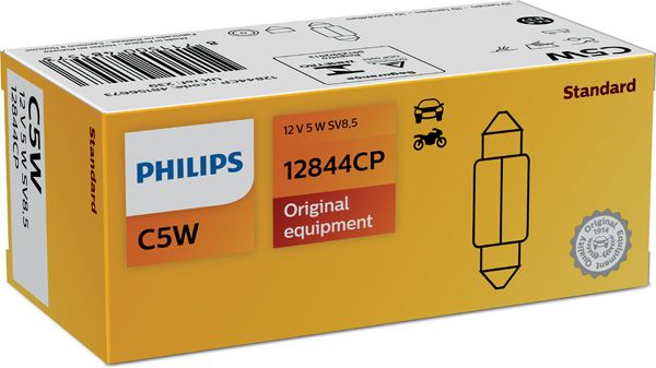 PHILIPS Glühlampe, Kennzeichenleuchte (12844CP)