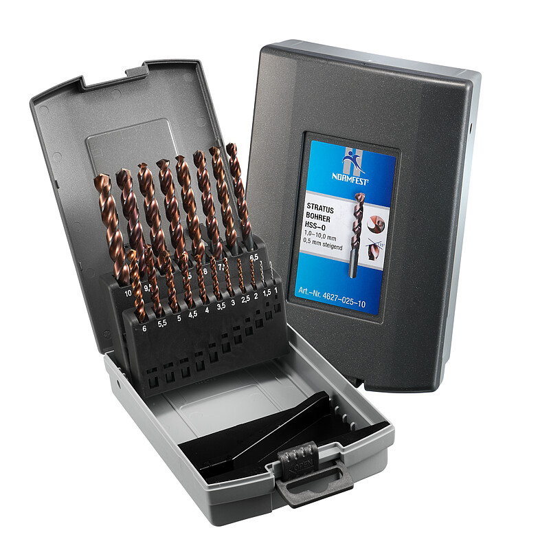 STRATUS BOHRER-BOX 1,0-10,0 MM (4627-025-10) | NORMFEST STRATUS BOHRER-BOX 1,0-10,0 MM (4627-025-10) | NORMFEST