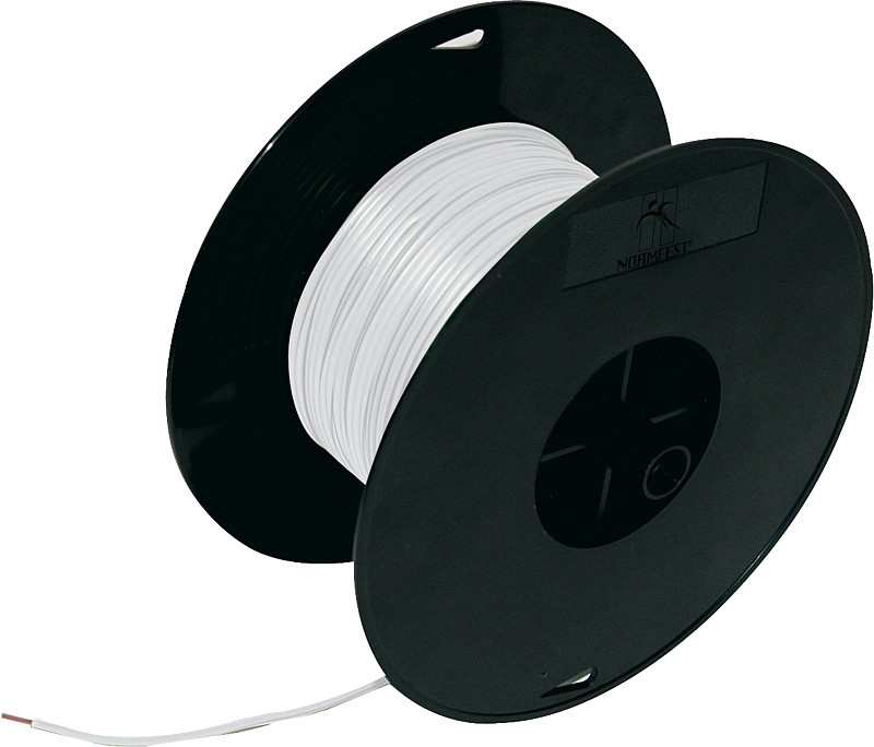 FLRY-KABEL SPULE 100M 1,0 WEISS (3770-009-03) | NORMFEST