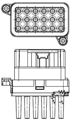 MAHLE Regler, Innenraumgebläse (ABR 95 000P)