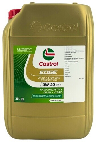 Castrol EDGE 0W-20 LL IV, 20 l (15B1B4)