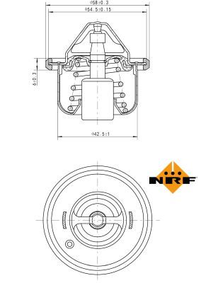 NRF Thermostat, Kühlmittel (725208)