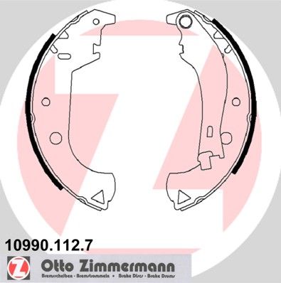 ZIMMERMANN Bremsbackensatz (10990.112.7)