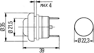 HELLA Zünd-/Startschalter (6JF 001 571-041)