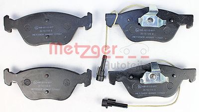METZGER Bremsbelagsatz, Scheibenbremse (1170321)