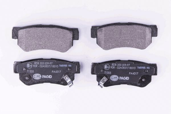 HELLA Bremsbelagsatz, Scheibenbremse (8DB 355 009-971) HELLA Bremsbelagsatz, Scheibenbremse (8DB 355 009-971)