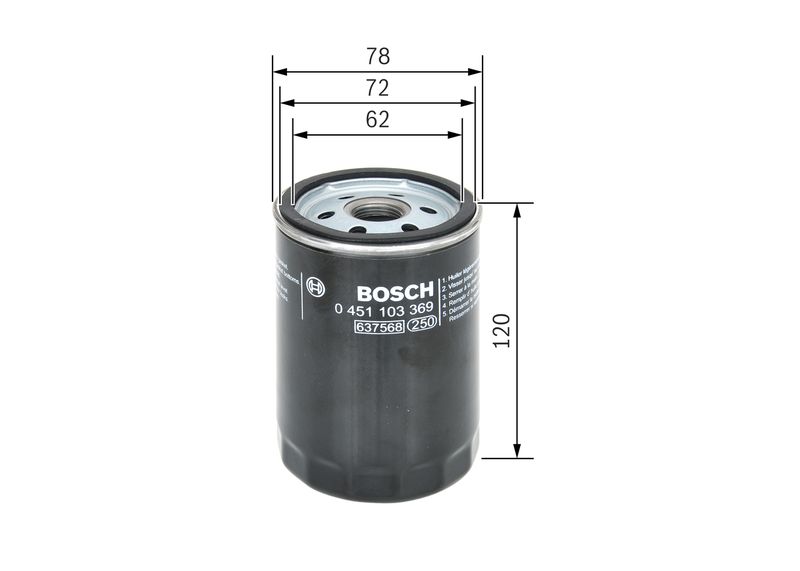 BOSCH Ölfilter (0 451 103 369) BOSCH Ölfilter (0 451 103 369)