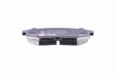 HELLA Bremsbelagsatz, Scheibenbremse (8DB 355 014-341)