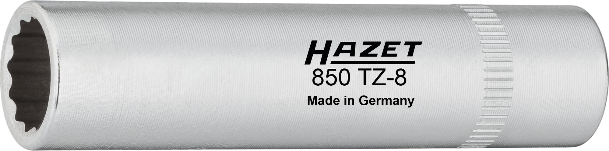 HAZET Kettenkastenverkleidungs-Einsatz 850TZ-8 ∙ Vierkant6,3 mm (1/4 Zoll) ∙ Außen-Doppel-Sechskant-Tractionsprofil ∙ 8 mm