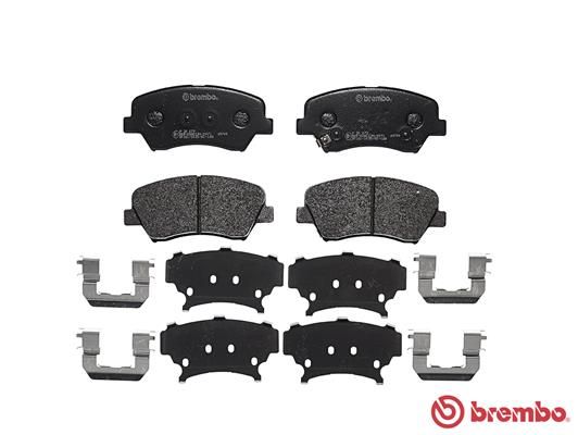 BREMBO Bremsbelagsatz, Scheibenbremse (P 30 073)