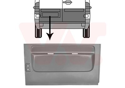 VAN WEZEL Hecktür (3075149)