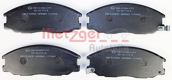METZGER Bremsbelagsatz, Scheibenbremse (1170402) METZGER Bremsbelagsatz, Scheibenbremse (1170402)