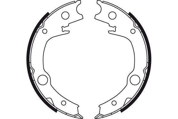 TRW Bremsbackensatz, Feststellbremse (GS8723)