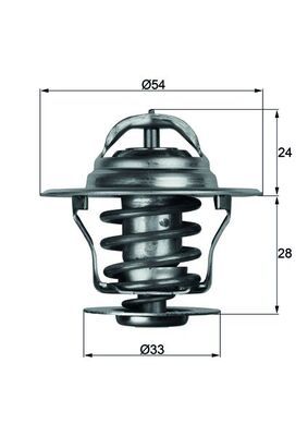 MAHLE Thermostat, Kühlmittel (TX 11 92D)