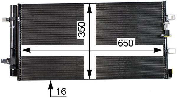MAHLE Kondensator, Klimaanlage (AC 738 000P)