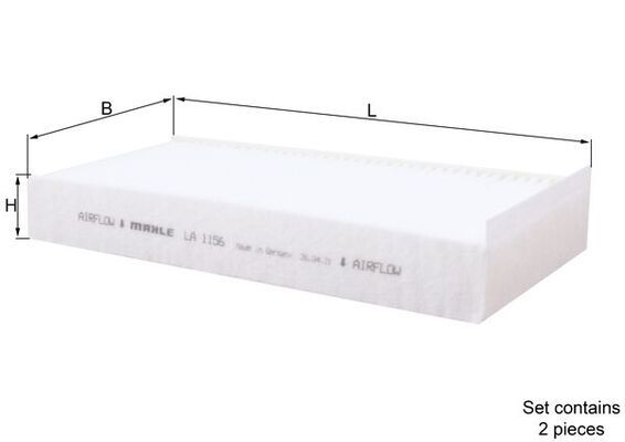 KNECHT Filter, Innenraumluft (LA 1156/S)