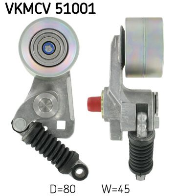 SKF Spannrolle, Keilrippenriemen (VKMCV 51001)
