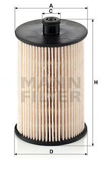 MANN-FILTER Kraftstofffilter (PU 823 x) Thumbnail