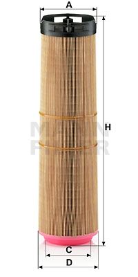 MANN-FILTER Luftfilter (C 12 178) Thumbnail