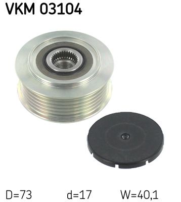 SKF Generatorfreilauf (VKM 03104)