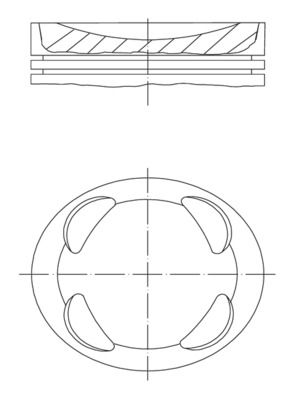 MAHLE Kolben (081 PI 00104 001)