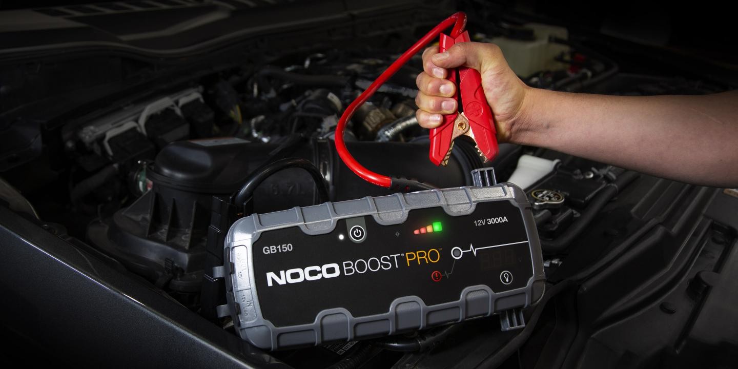 NOCO Starthilfe-Gerät Genius Boost 12 V-Lithium, 3000A + Lader