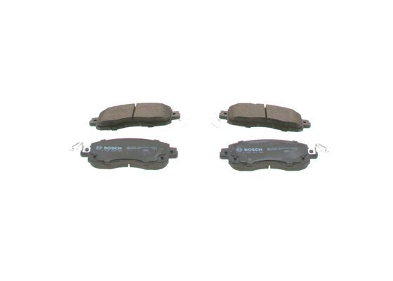 BOSCH Bremsbelagsatz, Scheibenbremse (0 986 424 509)