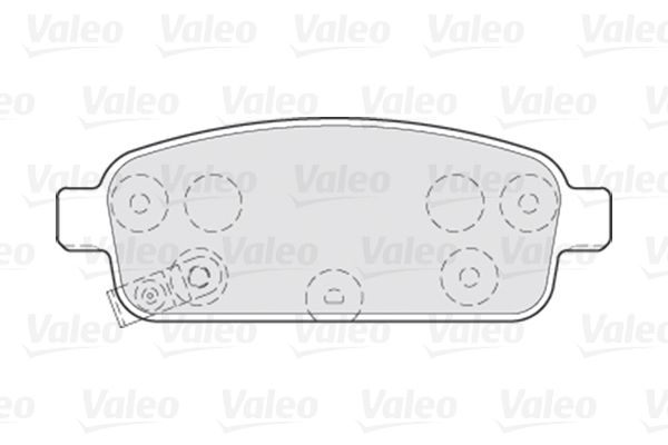 VALEO Bremsbelagsatz, Scheibenbremse (301055)