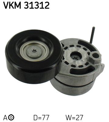 SKF Spannrolle, Keilrippenriemen (VKM 31312)