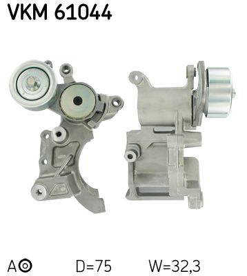 SKF Spannrolle, Keilrippenriemen (VKM 61044)