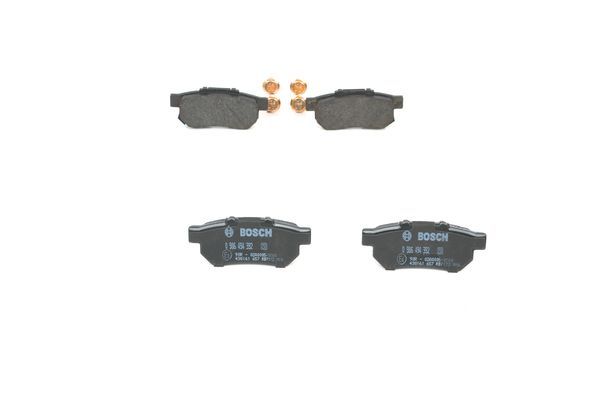 BOSCH Bremsbelagsatz, Scheibenbremse (0 986 494 392)