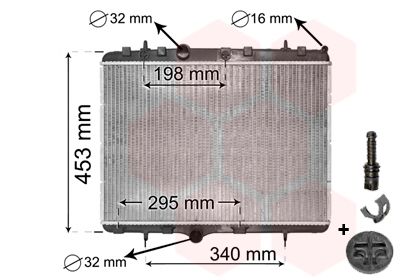 VAN WEZEL Kühler, Motorkühlung (40002255) Thumbnail