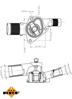 NRF Thermostat, Kühlmittel (725009) NRF Thermostat, Kühlmittel (725009)